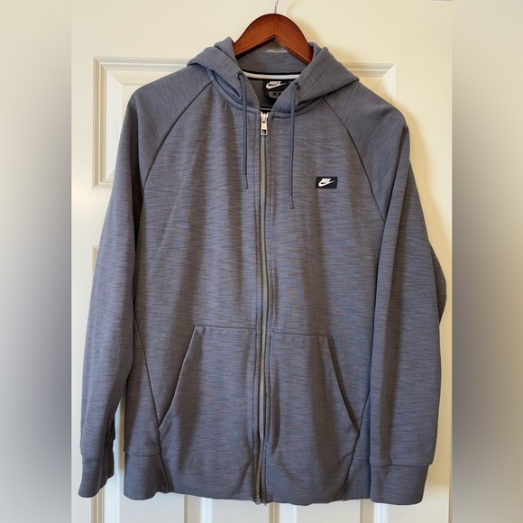 Nike Full Zip Hoodie Gray Size Medium - Picture 1 of 13